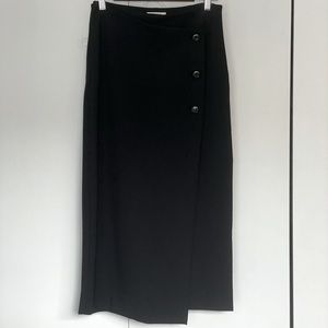 BABATON Midi Skirt with Wrap Detail